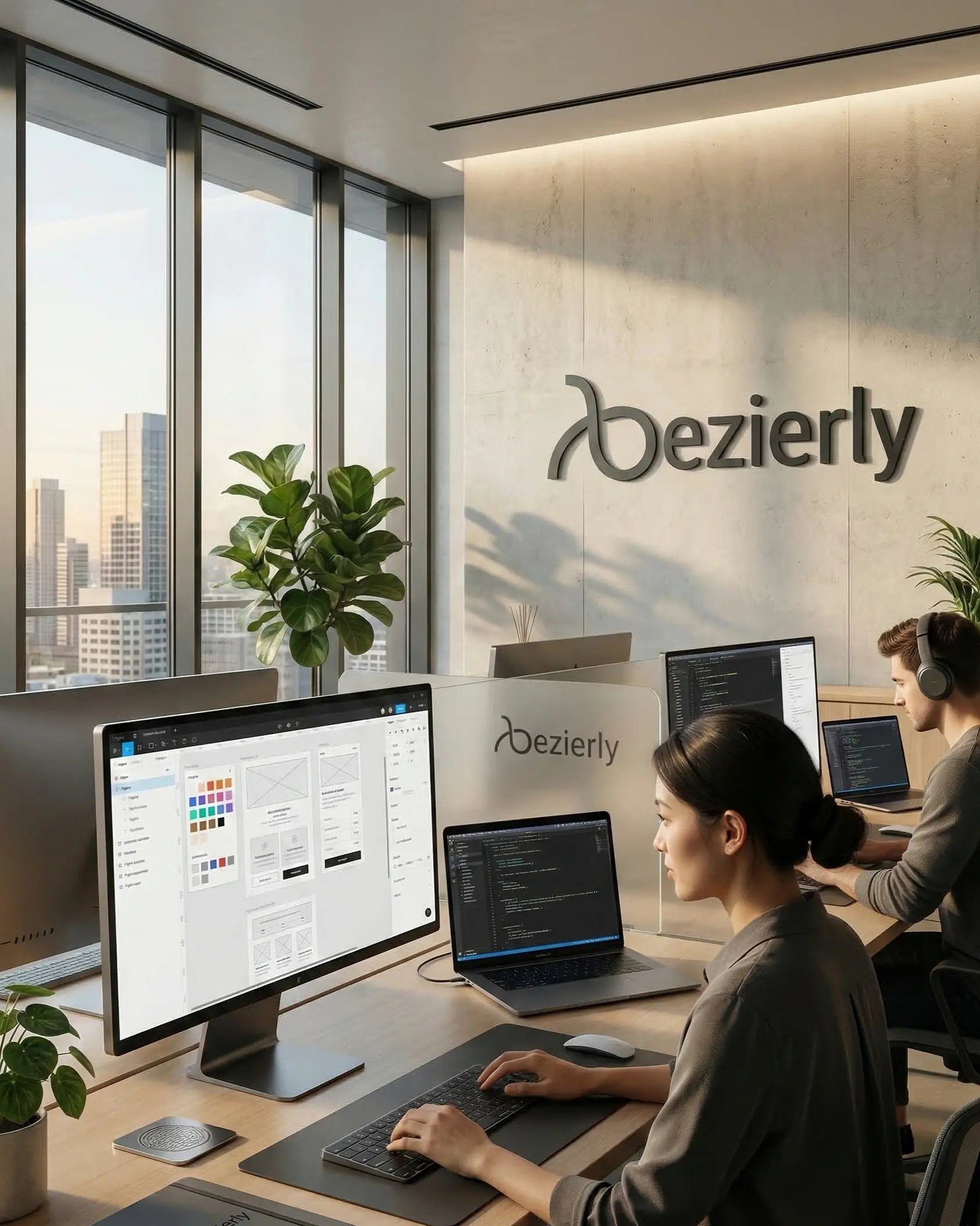 Bezierly team at work